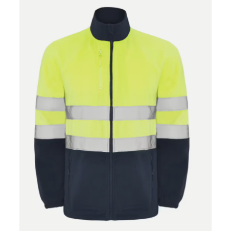 Chaqueta Polar Roly 9305 Amarillo/Marino
