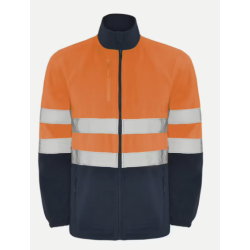 Chaqueta Polar Roly 9305 Naranja/Marino