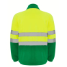 Chaqueta Polar Roly 9305 Amarillo/Verde