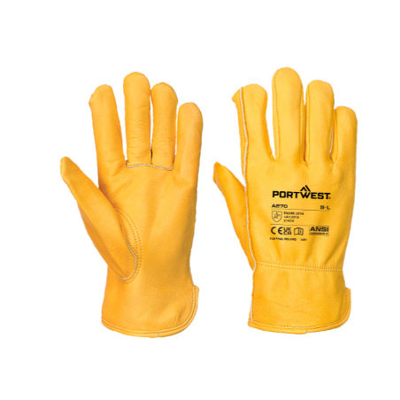 A270 - Guante Classic Driver Canela